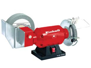 Smerigliatrice banco combinata mole Ø mm.150/200 250w (tc-wd200/150) - 250w di potenza, tensione 230v / 50Hz, velocità di rotazione 2.980 g/m. per il disco di ø mm.150x20 foro mm.12,7 per molatu...