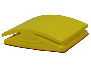 Tampone in gomma per carta abrasiva con fissaggio manuale e velcro - mm.125x70 PG 339.72 - Nessuna Descrizione per questo prodotto