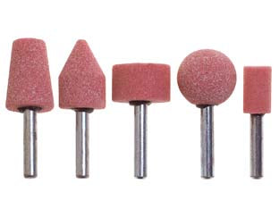 Molette abrasive in ceramica in set da pz.5 assortite, codolo mm.6 PG 399.00 - Nessuna Descrizione per questo prodotto