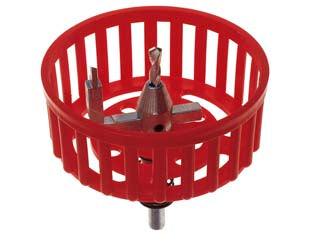 Tagliapiastrelle circolare - PG 217.00 - con punta centrante e tagliente in metallo duro, foratura ø da mm.30 a 100