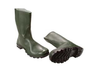 Stivali in pvc a tronchetto - n°40 - suola carrarmato