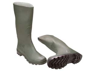 Stivali in pvc a ginocchio - n°40 - suola carrarmato