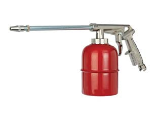 Pistola per lavaggio con nafta - serbatoio da lt.1 art.26/B-TN - corpo pistola professionale in alluminio per lavaggio con nafta, serbatoio in acciaio, tubo erogazione esterno metallico, int...