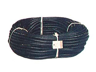Tubo per compressori in pvc nero rinforzato - ø mm.8X17 - pressione esercizio 20 atm - in PVC flessibile con rinforzo retinato in poliestere ad alta tenacità