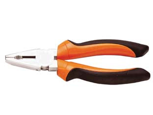 Pinza universale cromata lucida art.1150/bm - mm.160 - impugnatura bimateriale