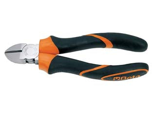 Tronchesi taglio diagonale art.1082/bm - mm.160 cromate, manici ricoperti bimateriale