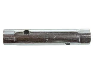 Chiave a tubo doppia - mm.20x22 - in accaio zincato