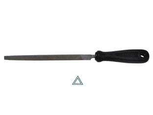 Lime triangolari con manico in plastica - 8' mm.200 taglio bastardo - in acciaio