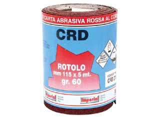 Carta abrasiva spaziata in miniroll - grana 150 - mt.5x mm.115h.utilizzo: carteggiatura e finitura a secco di legno, vernici, stucchi sia a mano sia con macchine orbitali, o...