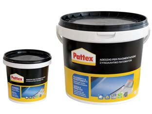 Pattex colla per pavimenti e rivestimenti - Kg.5 in secchiello - adesivo acrilico in dispersione acquosa, ideale per incollare su supporti di ogni genere, anche non assorbenti, sughero, rive...