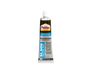 Pattex silicone sl 509 per alte temperature rosso - ml.70 - in blister, sigillante siliconico acetico, ideale per sigillare parti metalliche esposte ad alta temperatura fino a 250°C per...