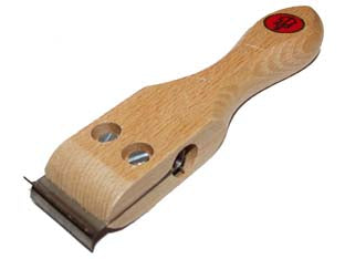 Raschietti per parquet a due lame art.615 - mm.40 - in acciaio temperato con manico in legno