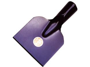 Raschietti da muro art.610 - mm.120 - in acciaio con manico a tubo, predisposto per asta