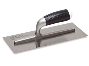 Frattone tipo usa art.816/s - cm.28x12 - in acciaio con manico plastica