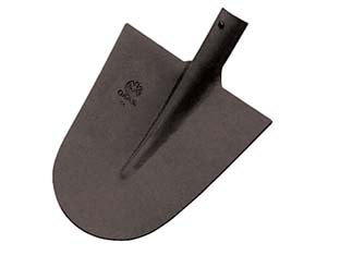 Badile in acciaio punta tonda 105/1 - n°1 cm.26x26,5 peso Kg.0,85 - senza manico