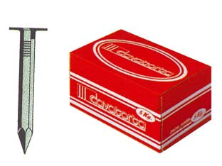 Chiodi testa piana larga - ø mm. 12x20 - in ferro lucido