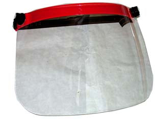 Visiera di protezione in policarbonato - CE EN-166