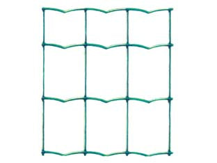 Rete elettrosaldata zincata plastificata verde ondulata novaplax - filo ø mm.2,2 est. - cm.100h. - rete elettrosaldata zincata e plastificata attraverso il processo di plastificazione 'GALVAPLAX PROCESS' colore verde alpi, l...