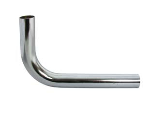 Canotto a squadra - ø mm.30 lunghezza cm.15x25 - per scarico sottolavabo, in ottone cromato