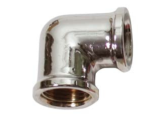 Gomito femmina femmina ottone cromato - FF 1/2' - Nessuna Descrizione per questo prodotto