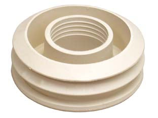 Morsetto wc in gomma bianca - ø mm.60 esterno - ø mm.30 interno - in gomma bianca