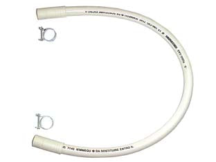 Tubo gas metano con fascette - cm.120 - ø mm. 13x20 IMQ UNI GIG 7140