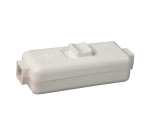 Interruttore a levetta bipolare bianco - interruttore bipolare 250V-10A, chiusura con viti