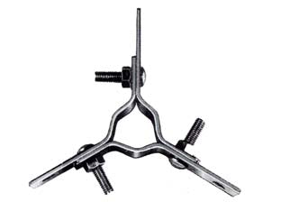 Incroci per fissaggio pali tv - in ferro zincato tropicalizzato per pali TV ø mm.25/40