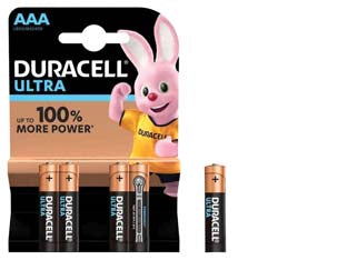 Pila ministilo alcalina ultra - 1,5v blister da 4 pezzi AAA (DU 2400)