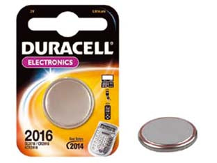 Pila specialistica a pastiglia al litio (2016) - 3v ø mm.20x1,6h. 70 mAh. al litio, in blister da 2 pezzI