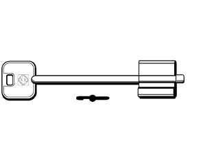 Chiavi doppia mappa cr 5r9 - 5R9 - in ottone nichelato