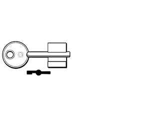 Chiavi doppia mappa idm 5id7 - 5ID7 (ex ID) - in ottone nichelato