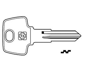 Chiavi cem per auto rover cem4 - CEM4 - in acciaio nichelato