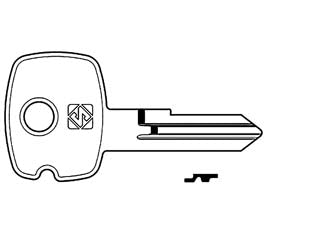 Chiavi huf per auto opel hu33 - HU33 - in acciaio nichelato