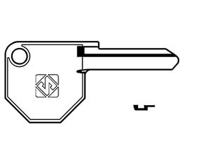 Chiavi safe per auto alfa romeo ar5 - AR5 - in acciaio nichelato