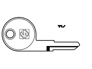 Chiavi safe per auto alfa romeo ar8 - AR8 - in acciaio nichelato