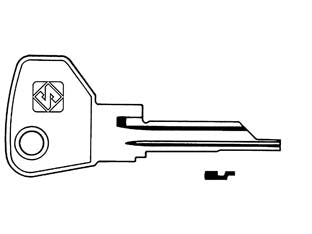 Chiavi vachette per auto citroen fiat iveco vac26 - VAC26 - 5 spine, in acciaio nichelato