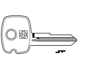 Chiavi ymos per auto gm opel ym20 - YM20 - in acciaio nichelato