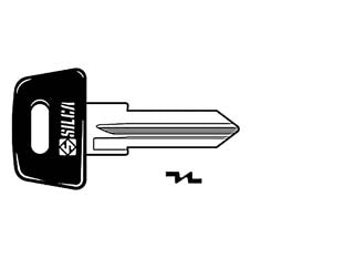 Chiavi zadi per moto piaggio zd17rap - ZD17RAP - in acciaio nichelato, testa in plastica 'per moto sfera zip quartz'