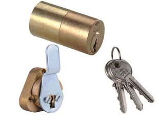 Cilindri da applicare per serrature 02139 - (02139000) - corpo in ottone con 3 chiavi in ottone nichelate a 5 perni adatto per 11221-11521-11721-11921