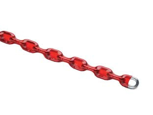 Catena cementata maglia tonda rivestita in plastica - ø mm.6x80 cm. - Nessuna Descrizione per questo prodotto
