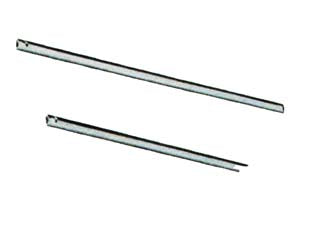 Aste mezze tonde per serrature a stringa - in acciaio lucido