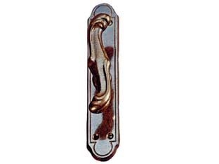 Cremonese e martellina barocco in ottone - martelline con quadro mm.7 - ottone bronzata sfumata verniciata
