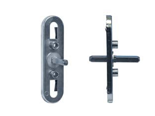 Movimento gratz con bussole quadro 7 - mm.30x112x7h. - in acciaio zincato