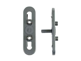 Movimento gratz con bussole - mm.30x112x7h. - in acciaio zincato