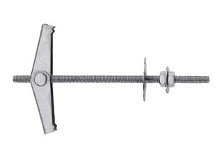 Ancora a soffitto in acciaio kdd - KDV 4 vite ø 4 MA x mm.95 - con vite doppia ø 4 MA x mm.95 con 2 dadi 4 MA zincatura passivata gialla