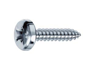 Viti autofilettanti testa cilindrica acciaio zincato bianco - ø mm.4,2x9,5 - vite specifica per l’avvitamento diretto su lamiere,laminati metallici, leghe materiali plastici, senza operazioni di maschia...