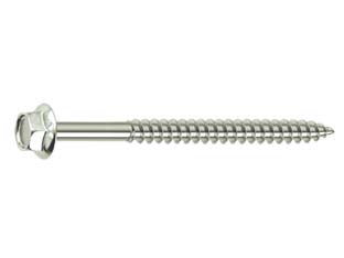 Vite tirafondi per legno autofilettante kovervit aa - ø mm.6,5x70 - in acciaio finitura CHROMITING, vite specifica per fissaggi su legno, conglomerati vari, legno lamellare, pannelli truciolari...