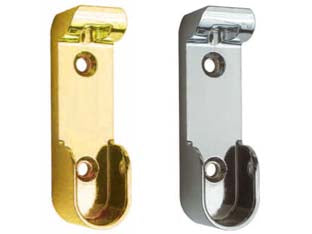 Reggitubo laterale ovale per armadio in zama ottonata - Nessuna Descrizione per questo prodotto