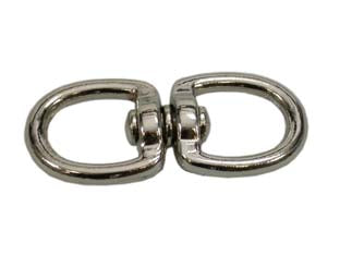 Givolari ad anello doppio occhio in acciaio cromato - mm.65 3/4' - Nessuna Descrizione per questo prodotto